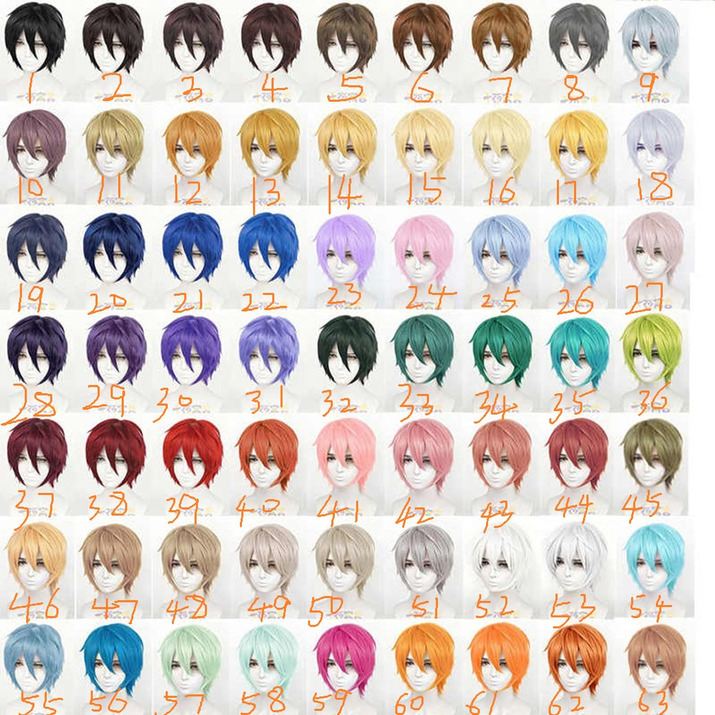 30cm Short Anime Male Wig Cosplay Buy