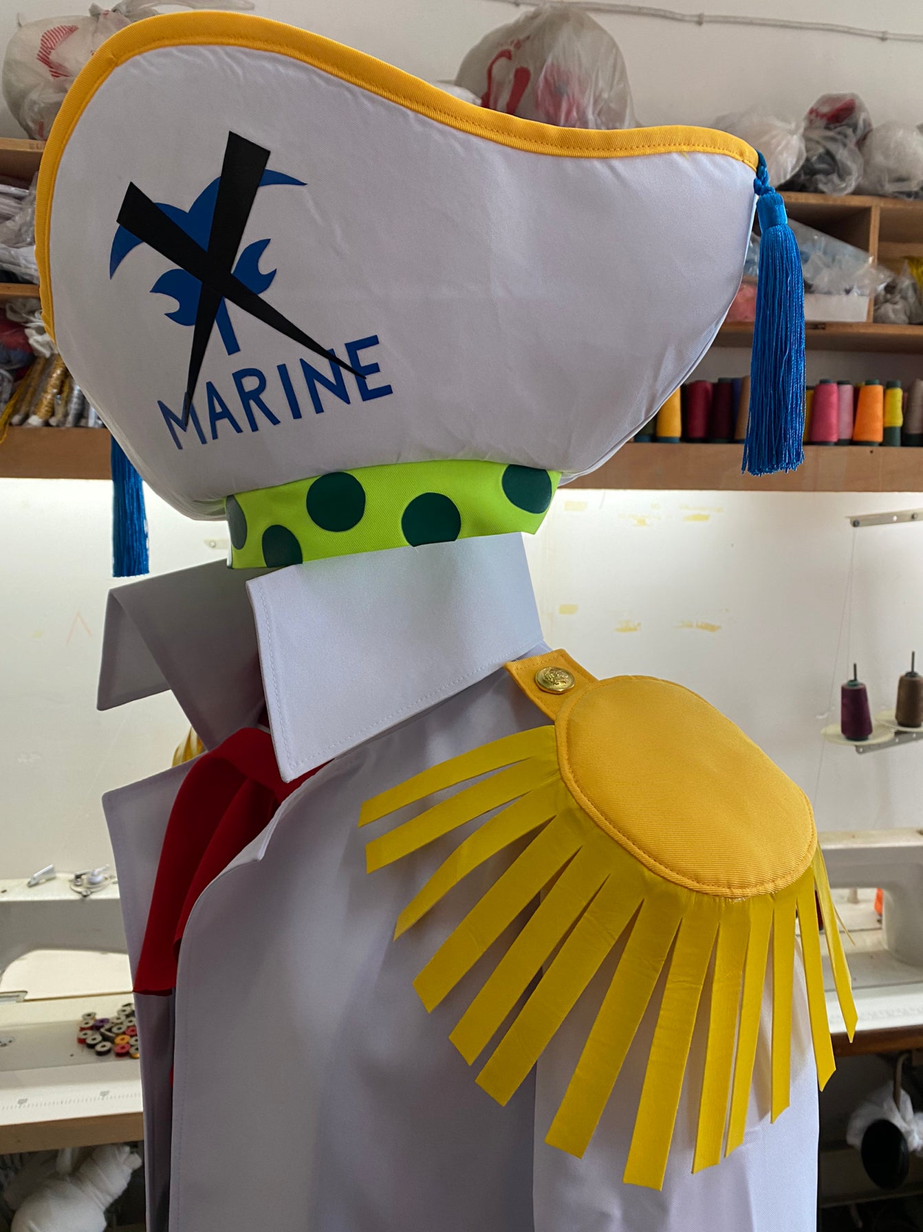 Buggy Marineford Clothes Cosplay