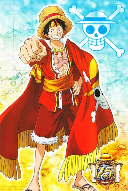 Luffy 15th Anniversary Costume Cosplay
