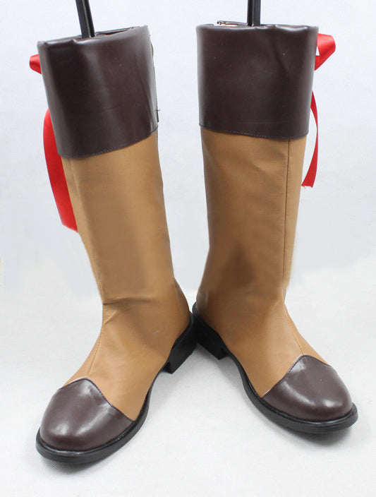 Apocrypha Caster of Red Shakespeare Boots Cosplay