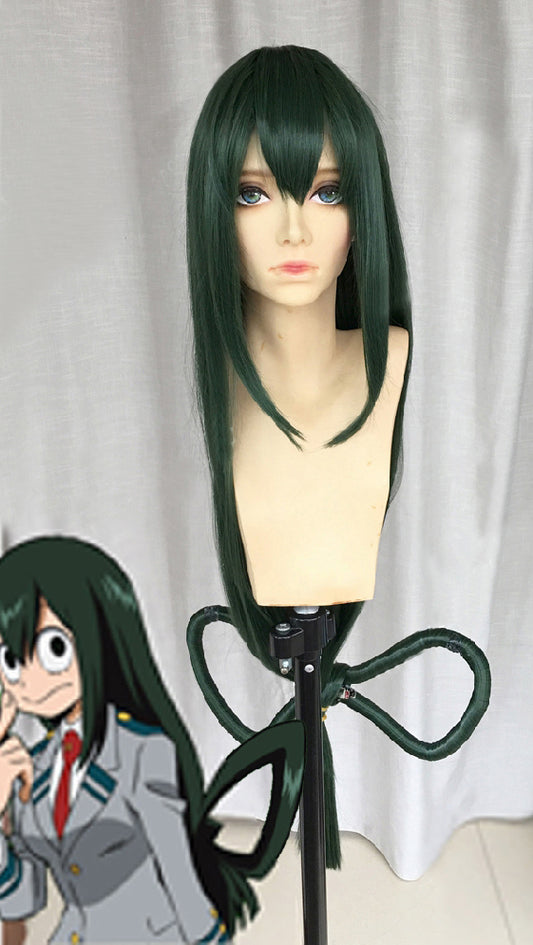 Tsuyu Asui Cosplay Wig