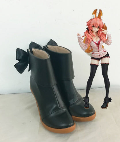 Caster Tamamo no Mae EXTRA CCC Casual Boots Cosplay