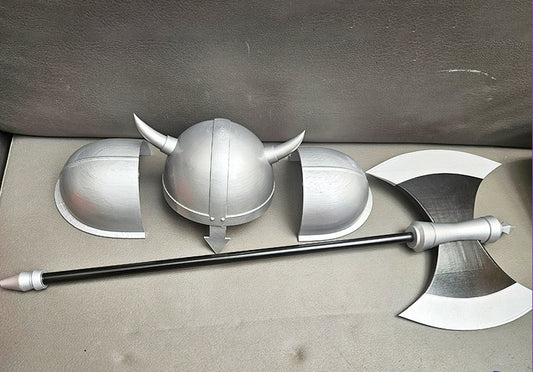 Eisen Helmet Shoulder Armors Axe Cosplay Buy