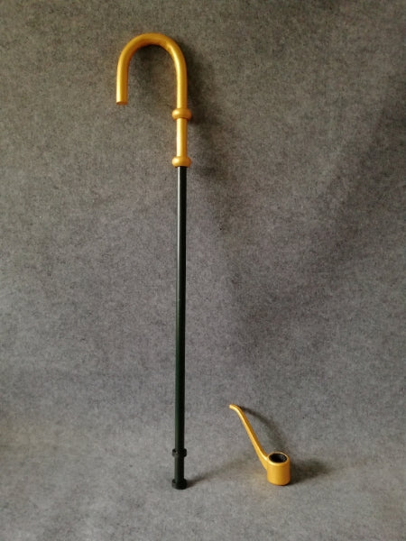Ruler Sherlock Holmes Cosplay Pipe Walking Stick