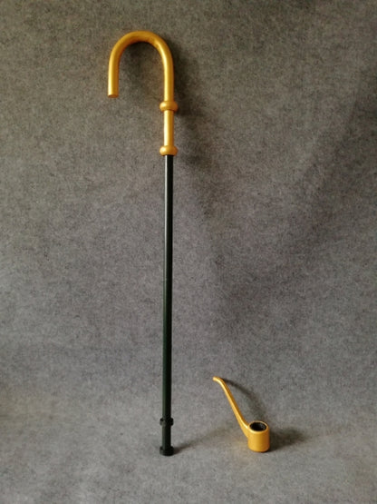 Ruler Sherlock Holmes Cosplay Pipe Walking Stick