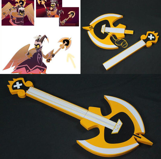 Hazbin Hotel Adam Axe Guitar Cosplay