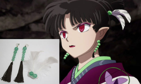 Kagura Earrings Hairband Cosplay