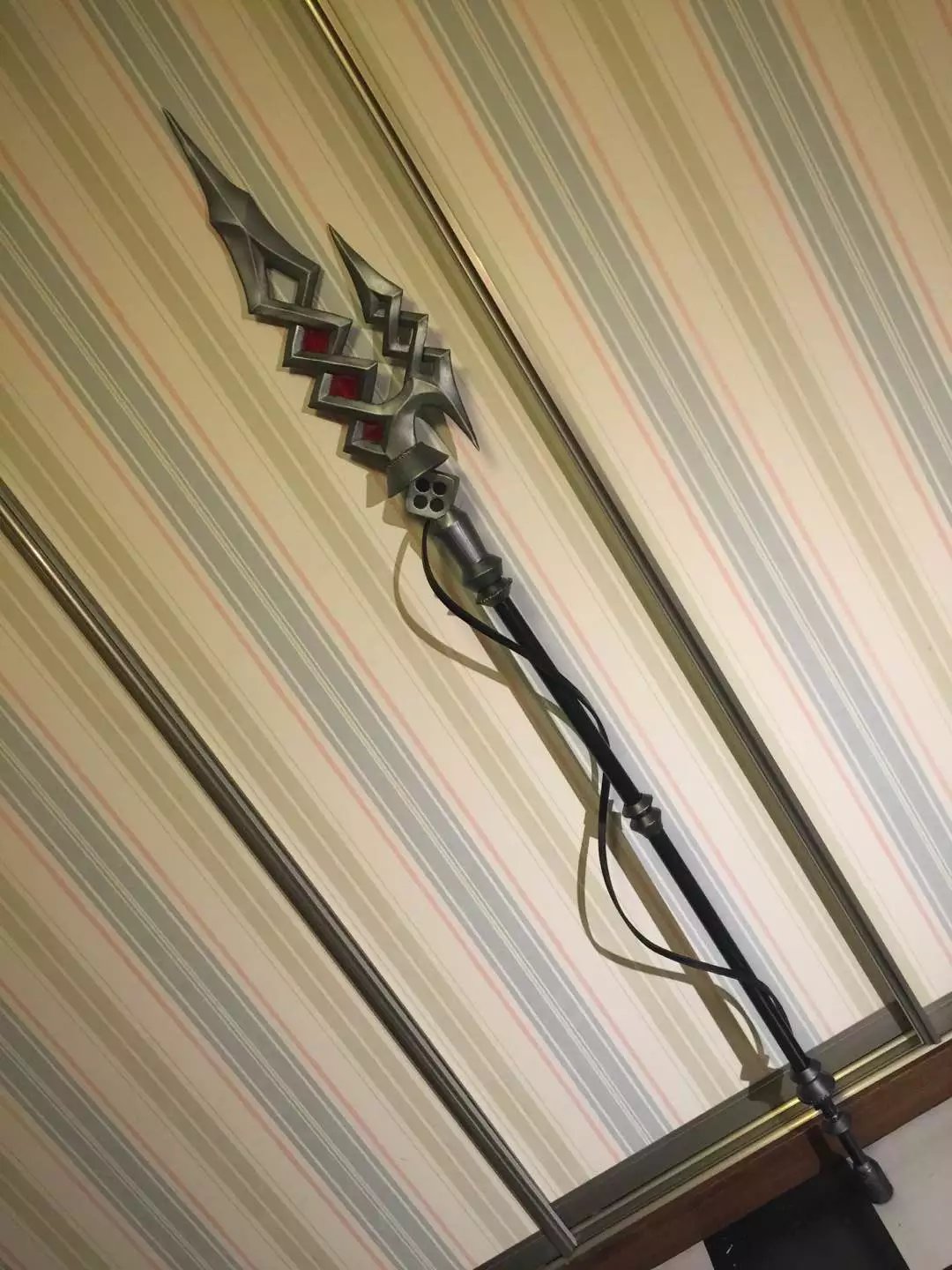 Lancer Elizabeth Bathory Microphone Spear Cosplay Weapon