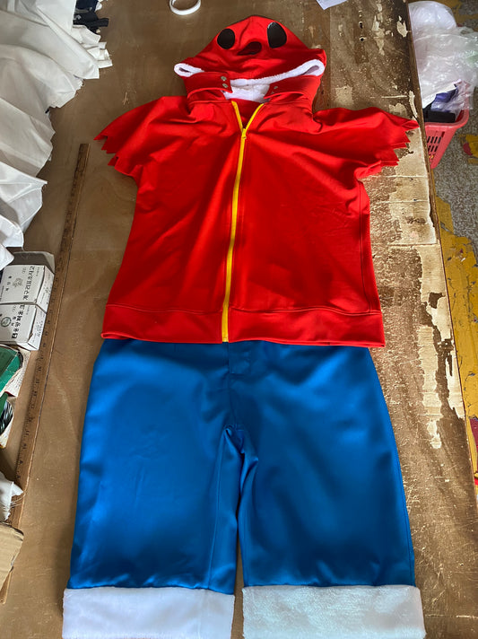 Luffy 3D2Y Outfit Cosplay