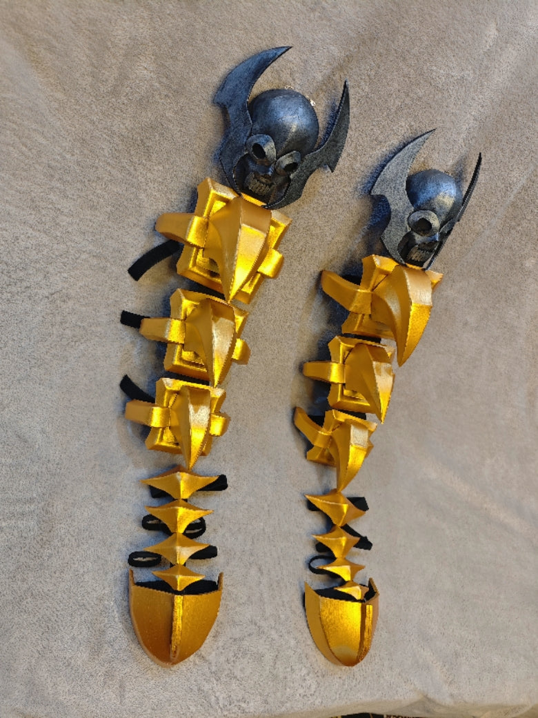 MK9 Scorpion Cosplay Shin Guards Buy