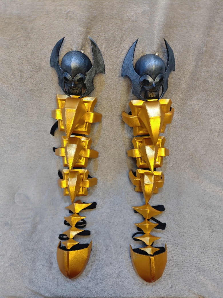 MK9 Scorpion Cosplay Shin Guards Buy