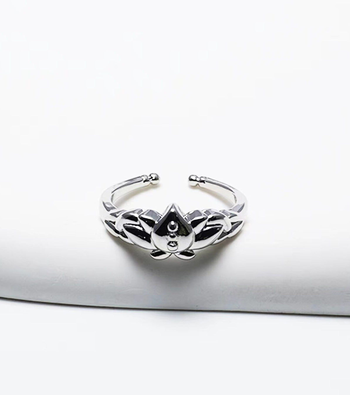 Mirrored Lotus Flower Ring Buy