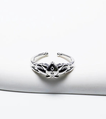 Mirrored Lotus Flower Ring Buy