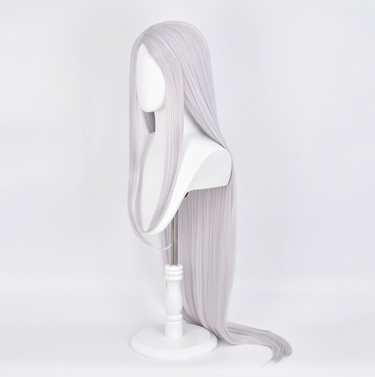 thumbnail image 2 of Women's Mirko (Rabbit Hero) Cosplay Costume - White PU Leather Bodysuit Jumpsuit With Headwear 2 of 2