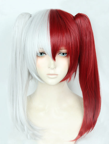 Shoto Todoroki Genderbend Cosplay Wig