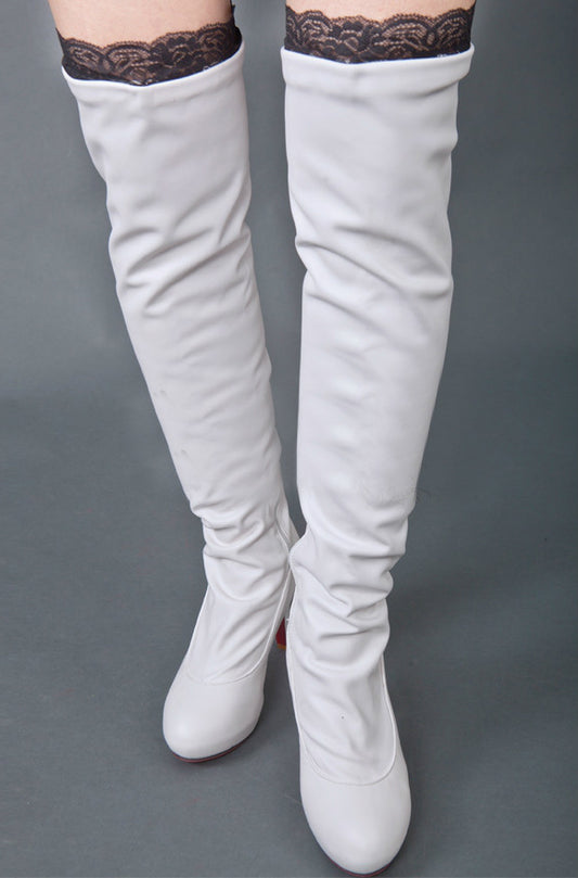 Weiss SnowPea Cosplay Boots