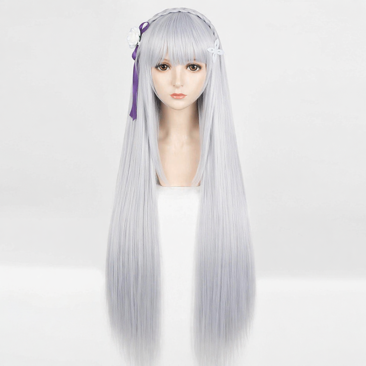 ReZero Emilia Wig Cosplay Buy