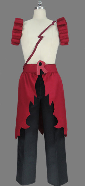 Red Riot Hero Costume Cosplay