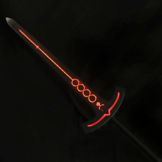 Saber Alter Black Excalibur Cosplay Glowing Sword