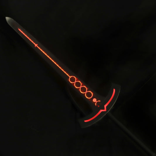 Saber Alter Black Excalibur Cosplay Glowing Sword