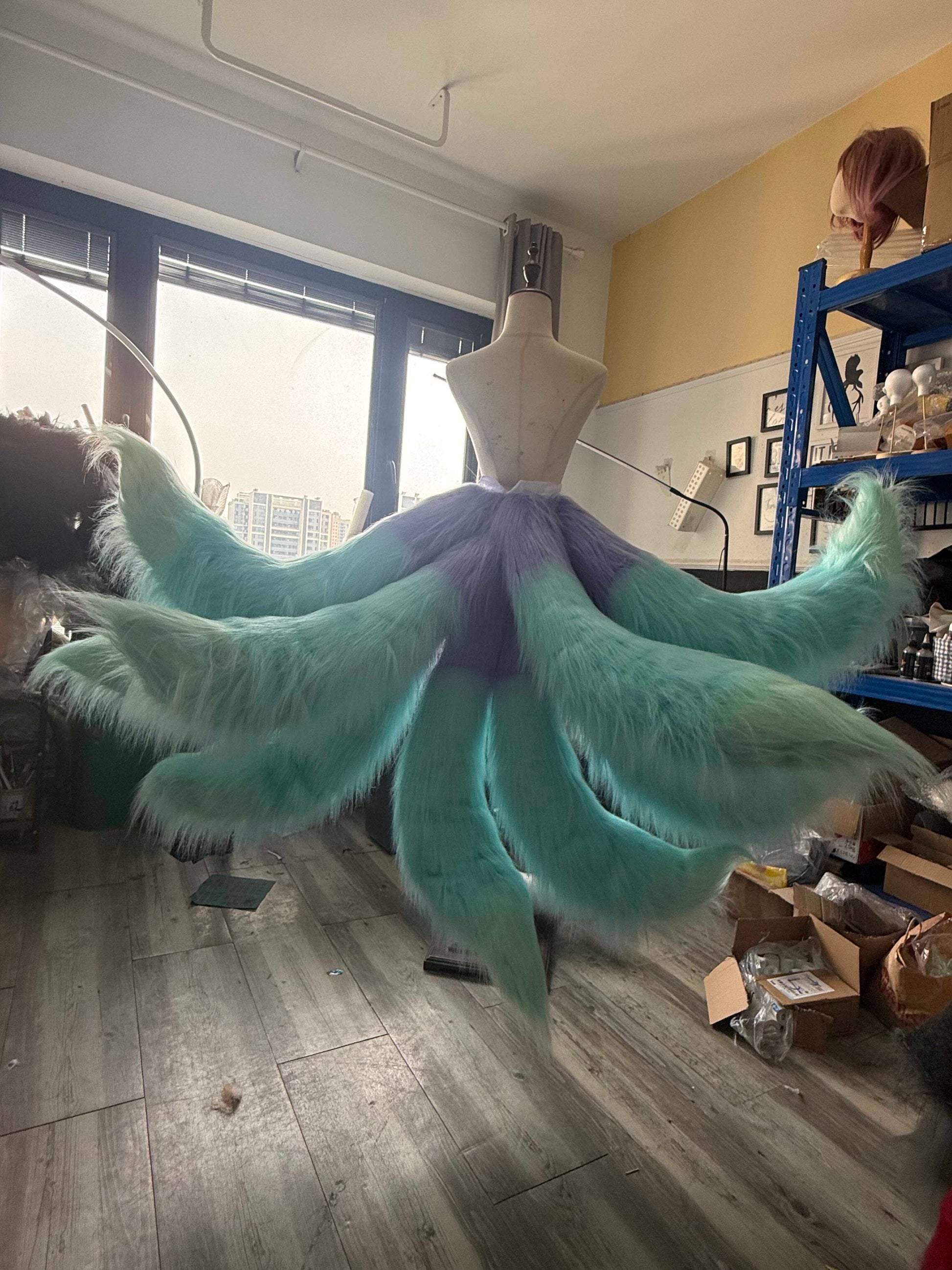 Spirit Blossom Springs Ahri Tails Cosplay for Sale