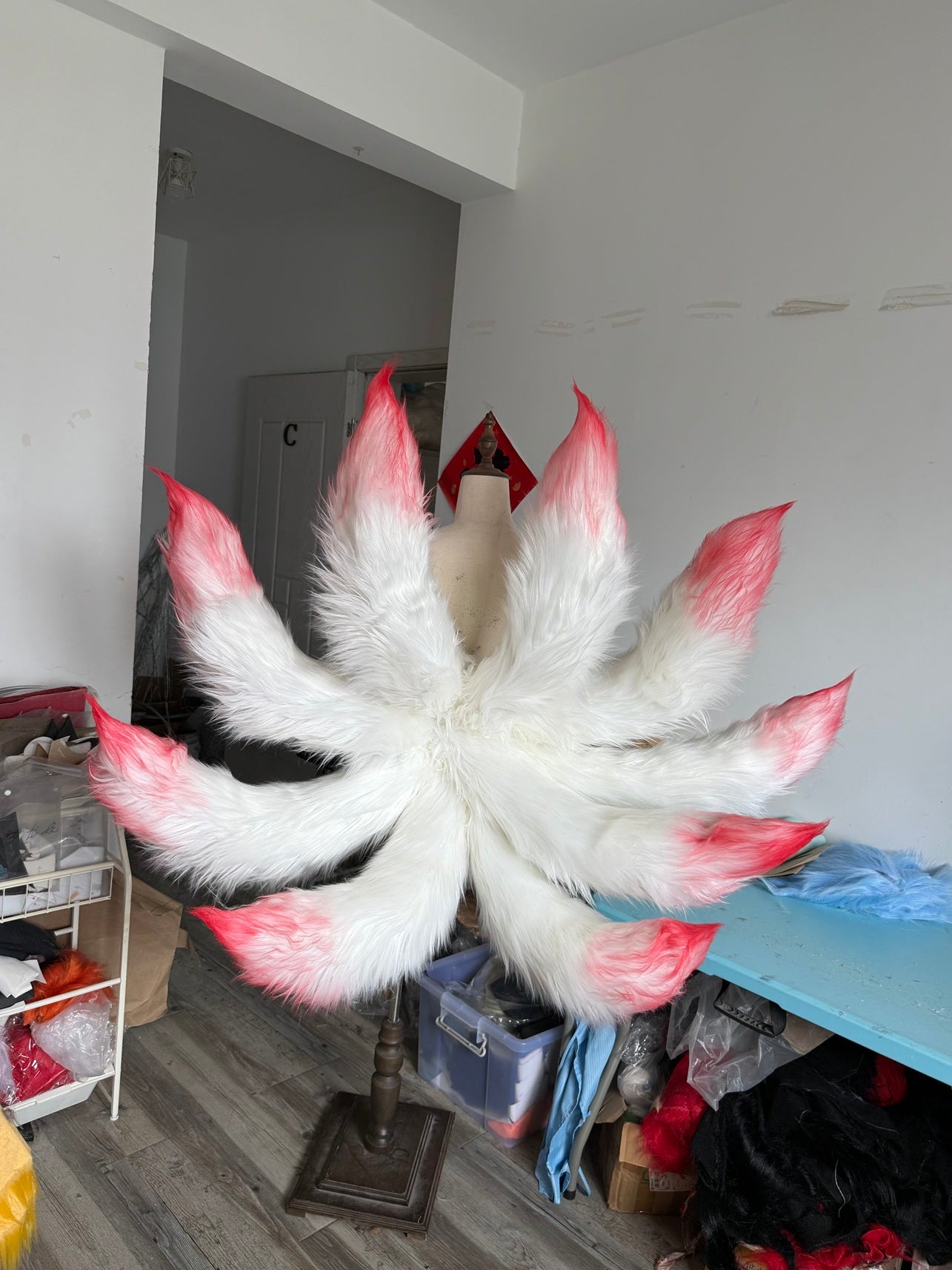 The Nine-Tailed Fox Ahri Tail Ears Cosplay for Sale